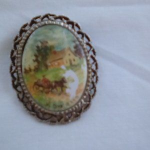 Vintage brooch, possibly Avon has " A"  on back